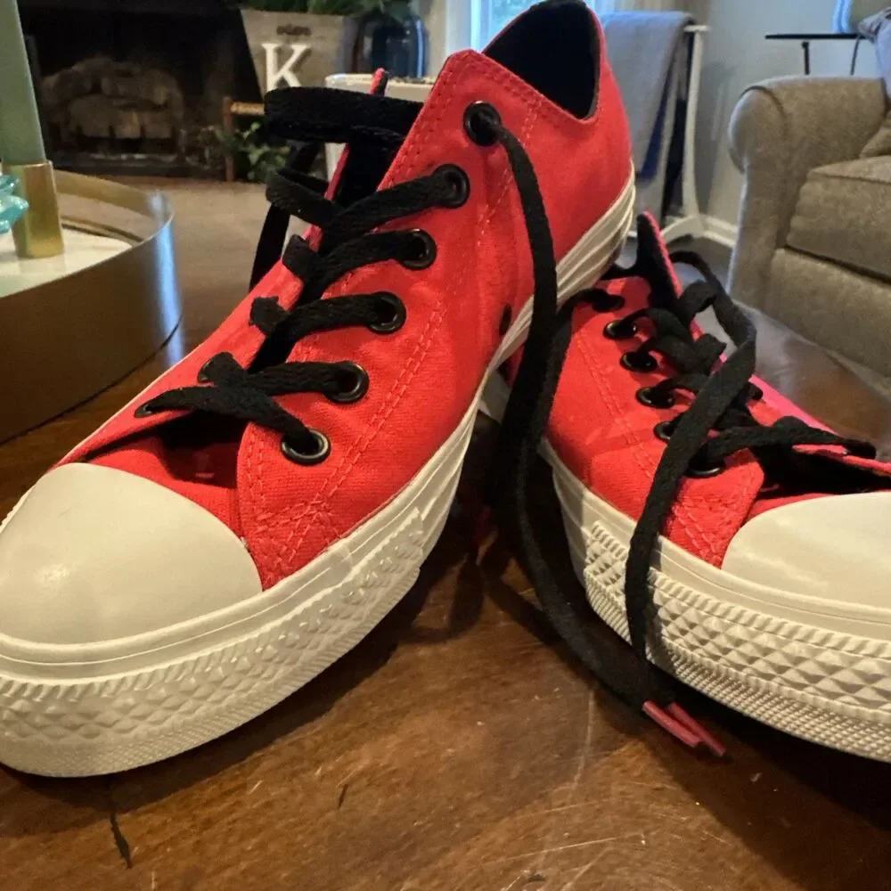 Converse All Star Neon Orange Sneakers